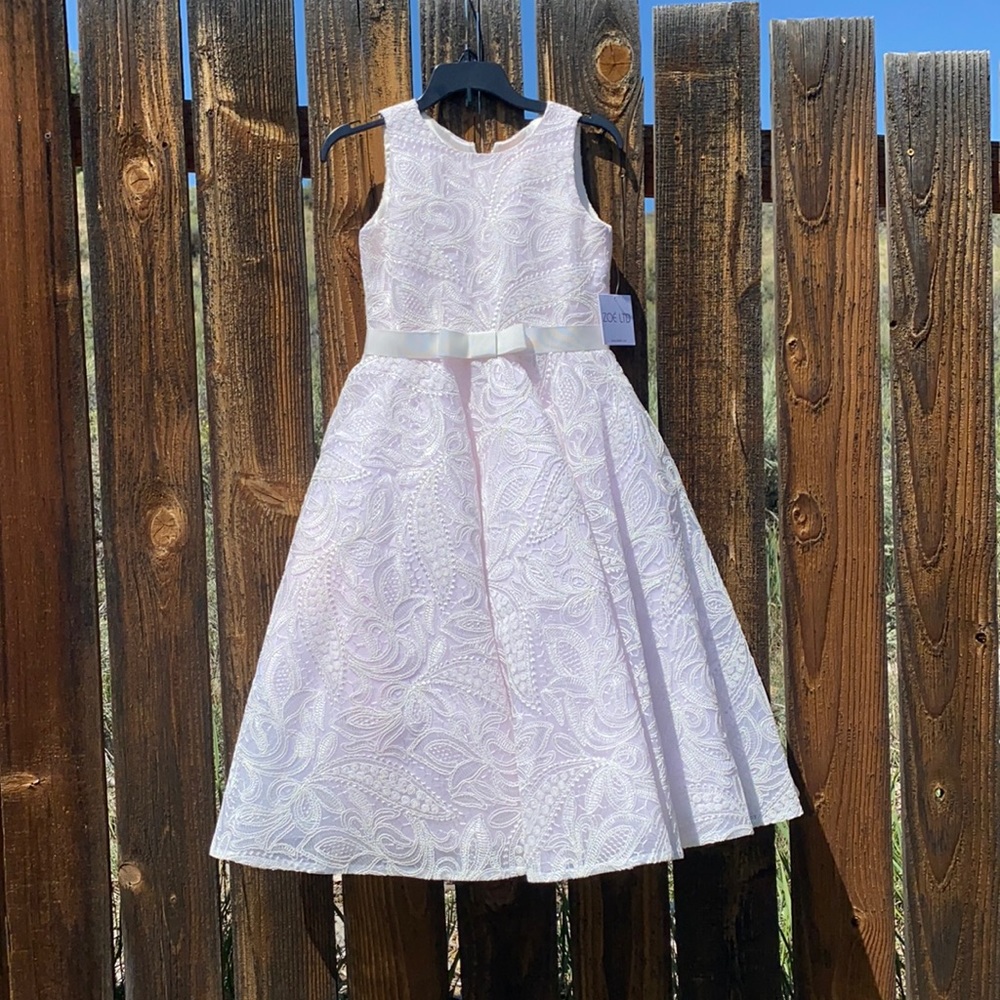 Zoe Ltd. Girl’s size 8 - Gennavieve Lace - Pink